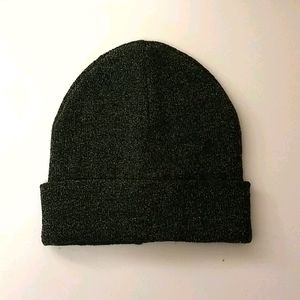 Black/Grey Shiny Beanie